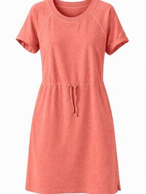 Sonoma Coral Short Sleeve Sweatshirt Dress 0X